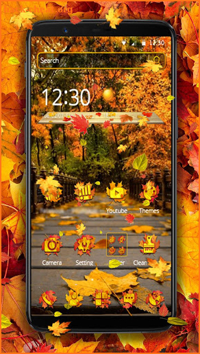 Sunny Autumn Fall Theme screenshot