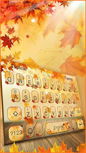 Sunny Autumn Keyboard screenshot