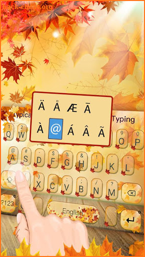 Sunny Autumn Keyboard screenshot