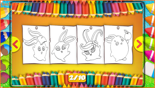 Sunny Bunnies Coloring book & Drawing For Children screenshot