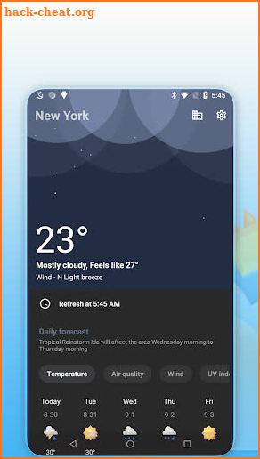 Sunny Weather - Forecast & Weather Widget screenshot