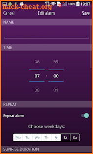 Sunrise Alarm Clock: Wake up naturally with light screenshot