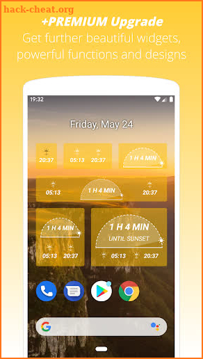 Sunrise & Sunset Times Widget screenshot