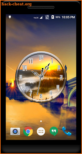 Sunrise Clock Live Wallpaper screenshot