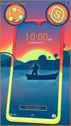 Sunrise Painting Theme Launcher screenshot