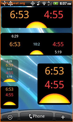 Sunrise Sunset Calculator screenshot