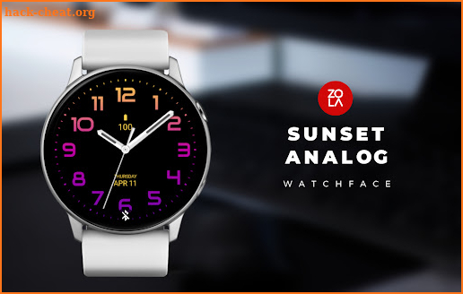 Sunset Analog Watch Face screenshot
