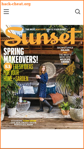 Sunset Magazine screenshot