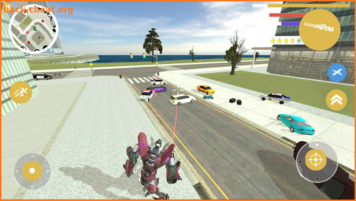 Super Aircraft Robot Transform Jet Robot Shooting screenshot