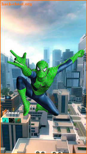 Super Amazing Green Spider Rope Hero Miami Gang screenshot