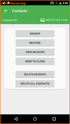 Super Backup Pro: SMS&Contacts screenshot
