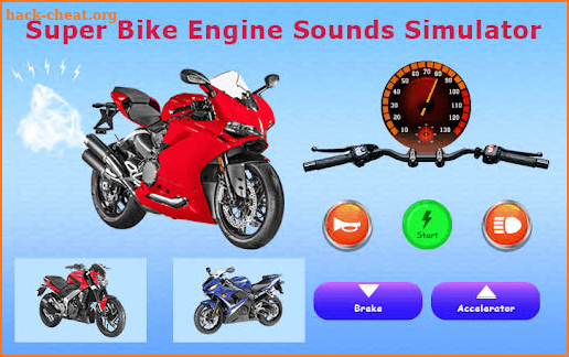 Super Bike Engine Sounds Sim screenshot