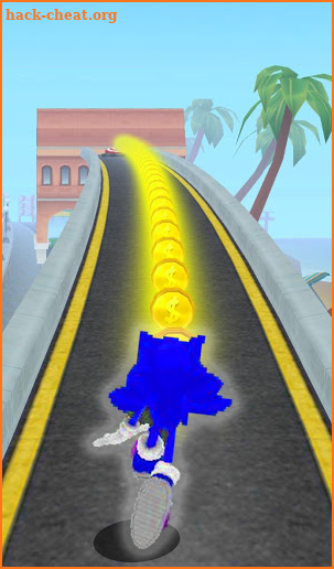 Super Blue Hedgehog Run - Jungle Rush Adventure screenshot