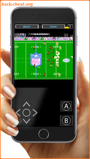 Super bowl football game screenshot