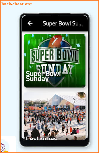 Super Bowl Sunday screenshot