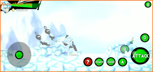Super Boy Ultimate Alien Diamond Ice power freeze screenshot
