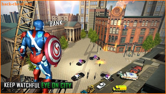 Super Captain Flying Robot City Rescue Mission screenshot