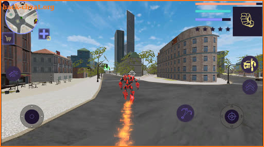 Super Car Robot Transform Rope Hero Supercar 🤖 screenshot