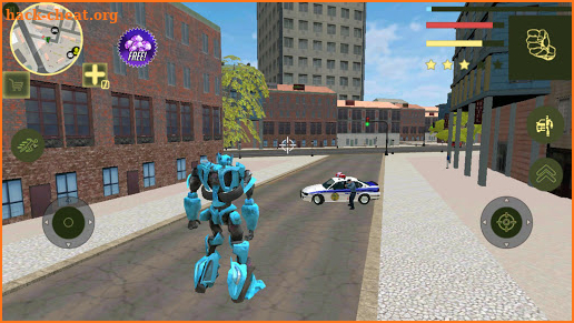 Super Car Robot Transforme Futuristic Supercar screenshot