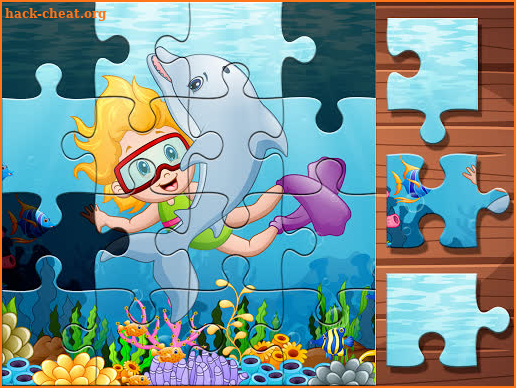 Super Cartoon Jigsaw Puzzles For Kids screenshot