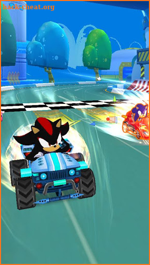 Super Chibi Sonic Kart Race screenshot