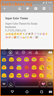 Super Color Emoji Keyboard screenshot