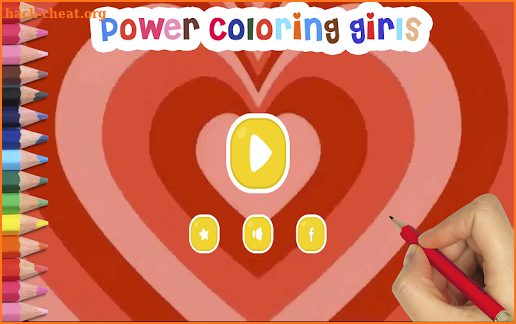super coloring book power girls screenshot