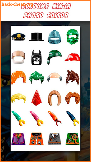 Super Costume Ninja Construction Toys Photo Suits screenshot