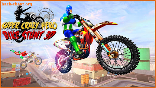 Super Crazy Hero Bike Stunts: Moto Racing 3D screenshot