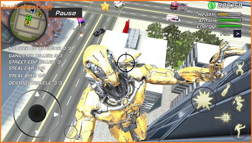 Super Crime Steel War Hero Iron Flying Mech Robot screenshot