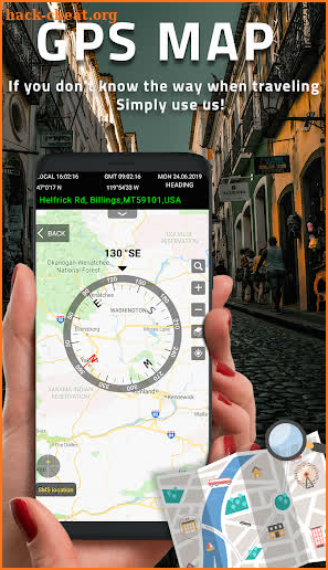 Super Digital Compass for Android 2019 screenshot