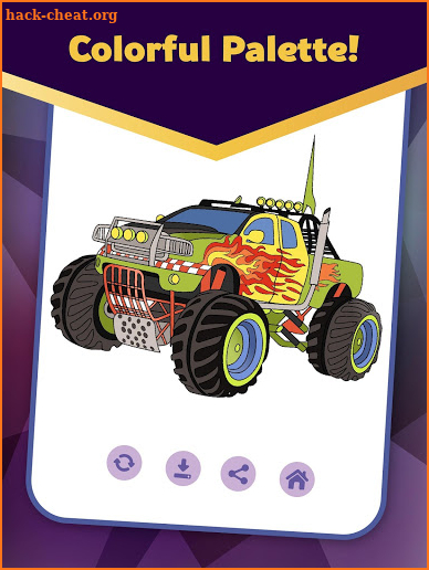 Super Duper - Cars Coloring by Numbers screenshot