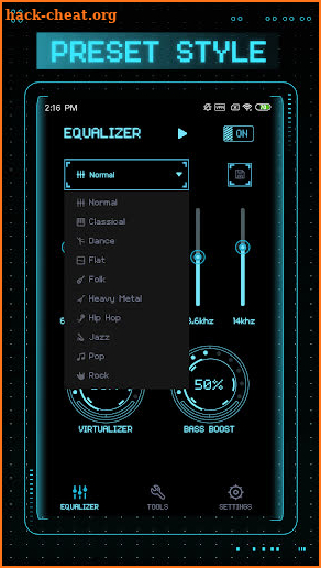 Super Equalizer and Bass Booster screenshot