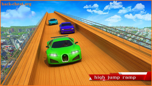 Super Flash Hero Mega Ramp Racing Stunts screenshot