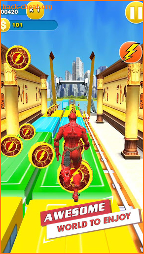 Super Flash Hero Rush Endless Runner screenshot