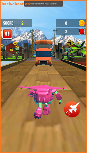 Super Fly Robot Wings Adventure run screenshot