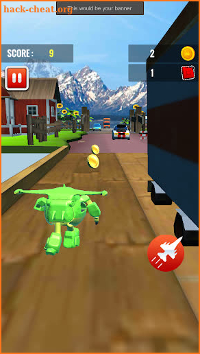 Super Fly Robot Wings Adventure run screenshot