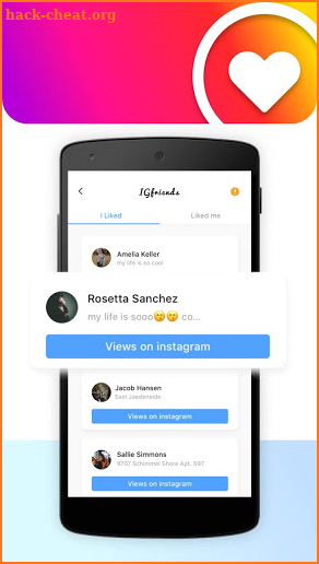 Super Followers’ Finder of Instagram screenshot
