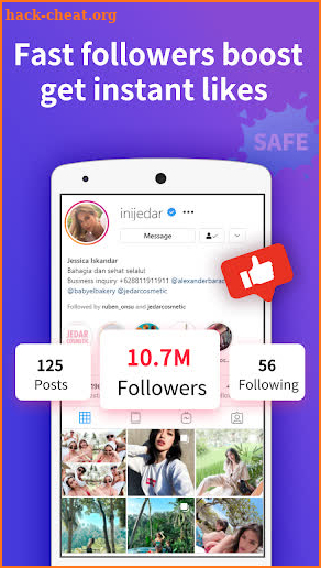 Super Followers-Get Followers&Likes for instagram screenshot
