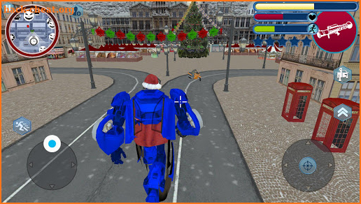 Super Futuristic Robot Car Transform City Battle screenshot