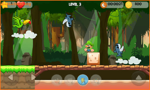 Super Green World - Adventure Run screenshot