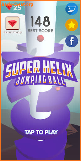 Super Helix Jumping Ball screenshot