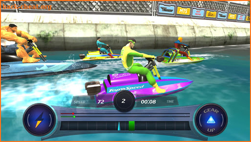 Super Hero Boat Racing screenshot