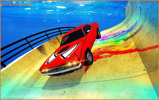 Super Hero Car Mega Ramp Racing Stunts Driving screenshot