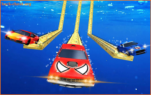 Super Hero Car Mega Ramp Racing Stunts Driving screenshot