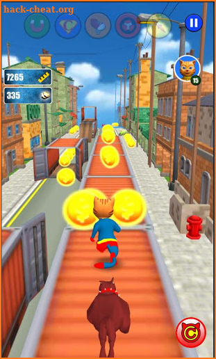 Super Hero Cat Run screenshot
