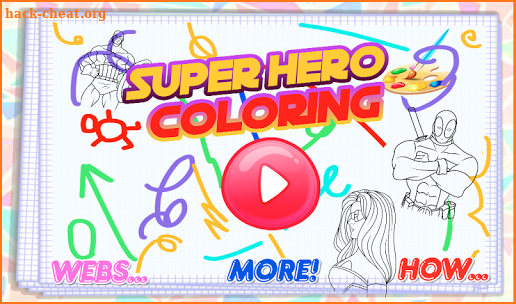 Super Hero Coloring screenshot