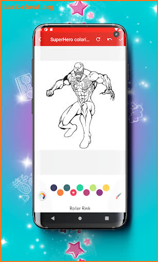 Super Hero Coloring book Game screenshot