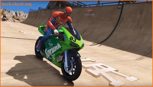 Super Hero Extreme Bike Stunt Subway Master screenshot