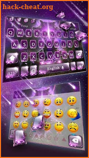 Super Hero Flash Tech Keyboard Theme screenshot
